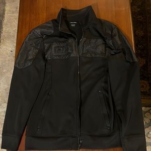 Calvin Klein zip up thermal overcoat